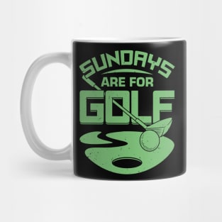 Sundays Are For Golf Mug